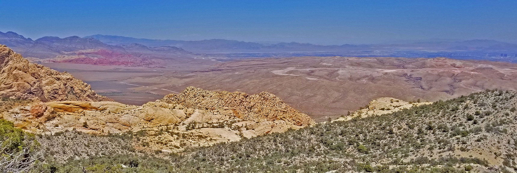 Low Peak Between Hidden Peak and Indecision Peak. Gap in the Ridgeline | Rainbow Mountains Upper Crest Ridge, Nevada