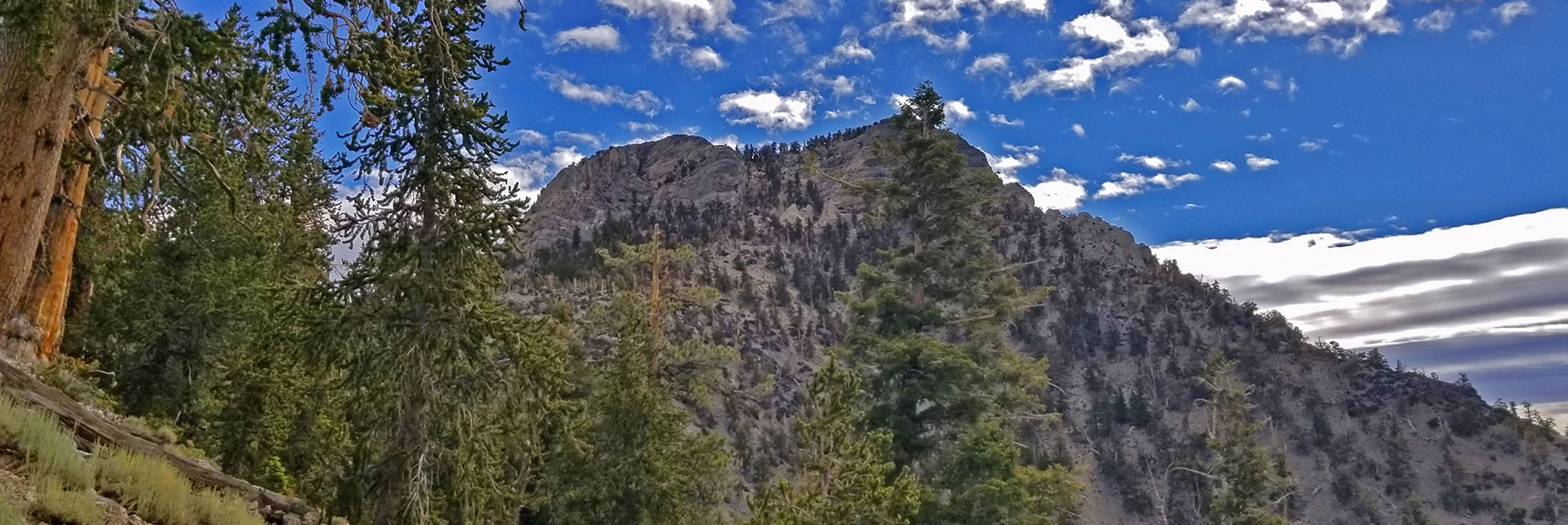 Fuller View of The Sisters South While Nearing 9,200ft on the Ridge. | The Sisters South | Lee Canyon | Mt Charleston Wilderness | Spring Mountains, Nevada