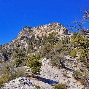 Cockscomb Peak and Ridge, Spring Mountains, Nevada