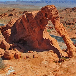 Elephant Rock Loop in Valley of Fire State Park, Nevada