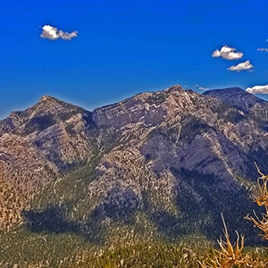 Mummys Head from Lee Canyon Rd | Mt. Charleston Wilderness | Spring Mountains, Nevada