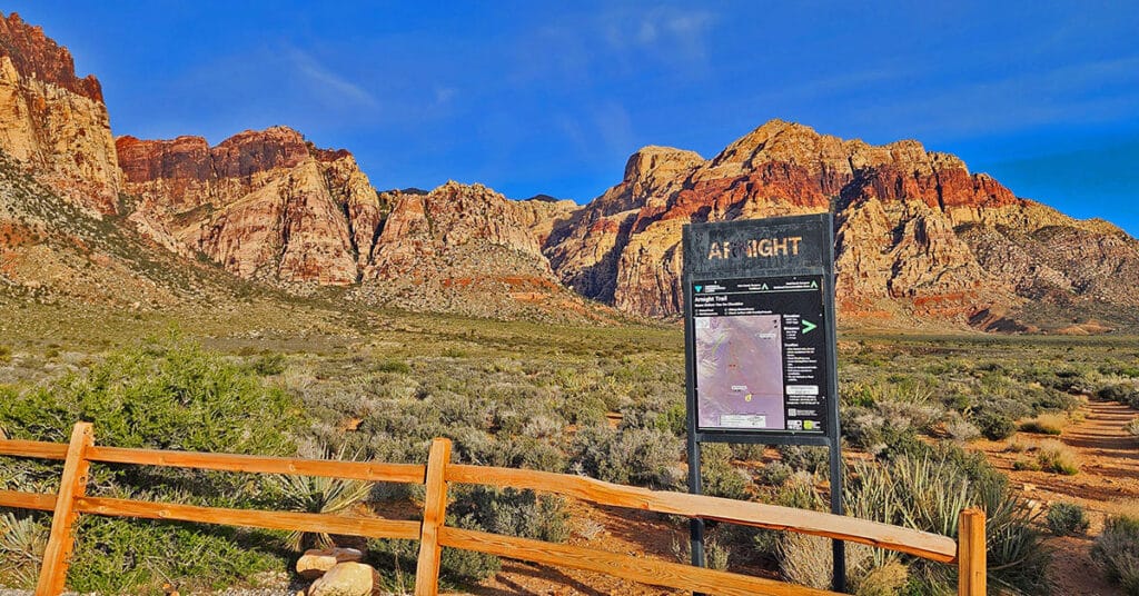 Arnight Trail | Red Rock Canyon, Nevada | David Smith | LasVegasAreaTrails.com