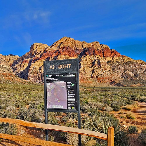 Arnight Trail | Red Rock Canyon, Nevada | David Smith | LasVegasAreaTrails.com
