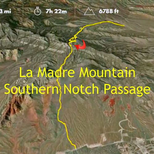 La Madre Mountains Southern Notch Passage, Nevada | Glenn