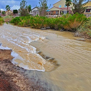 Flash Flood in Northwest Las Vegas, Nevada