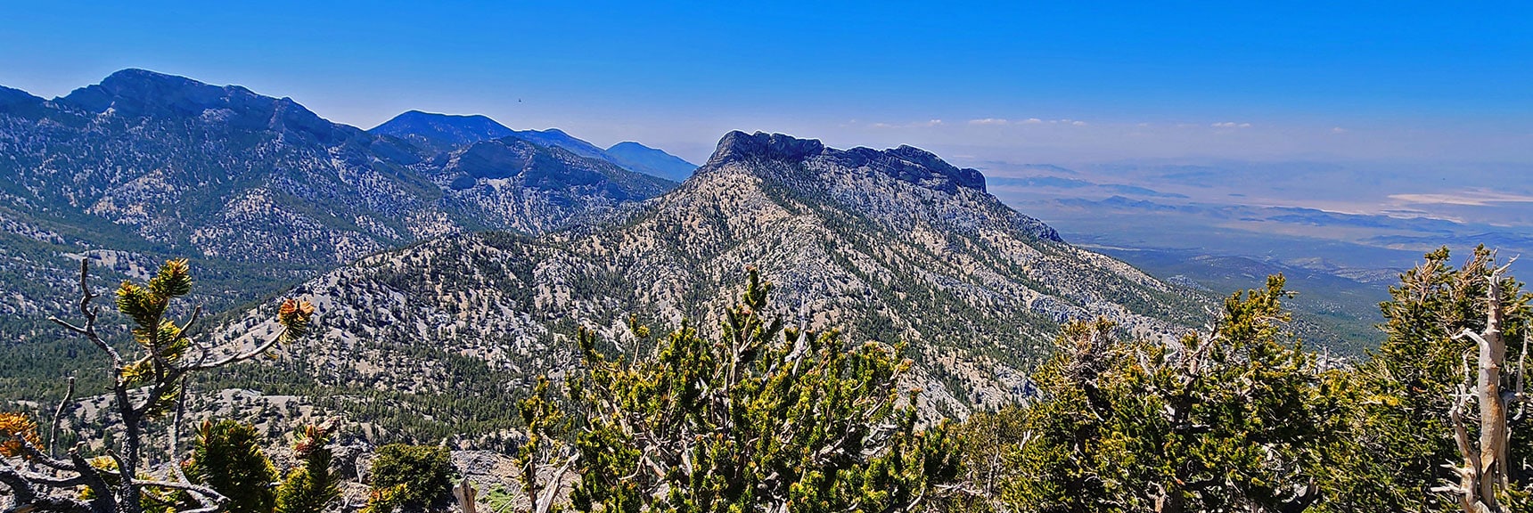 View from North Sister Summit West to Macks Peak | Sisters South to the Sisters North | Mt. Charleston Wilderness | Spring Mountains, Nevada