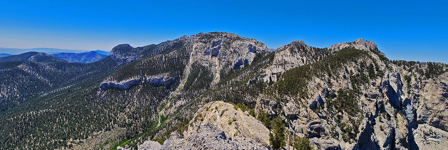 Beautiful, But Isolated Northernmost Summit on Mummy Mountain | Mummy's Forehead Summit | Mt. Charleston Wilderness, Nevada