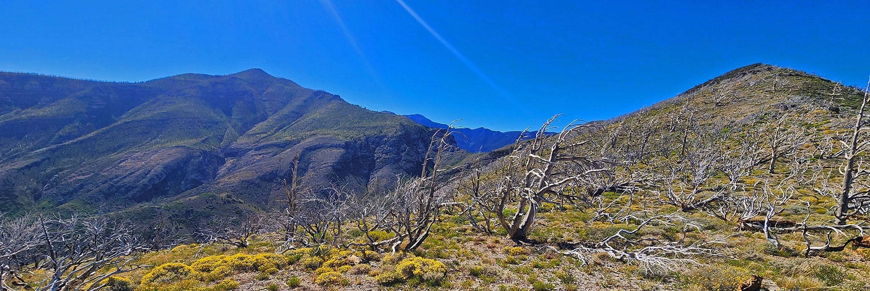 Approaching Steep High Point Below Harris Mt. | Wilson Ridge / Sexton Ridge Circuit | Lovell Canyon, Nevada