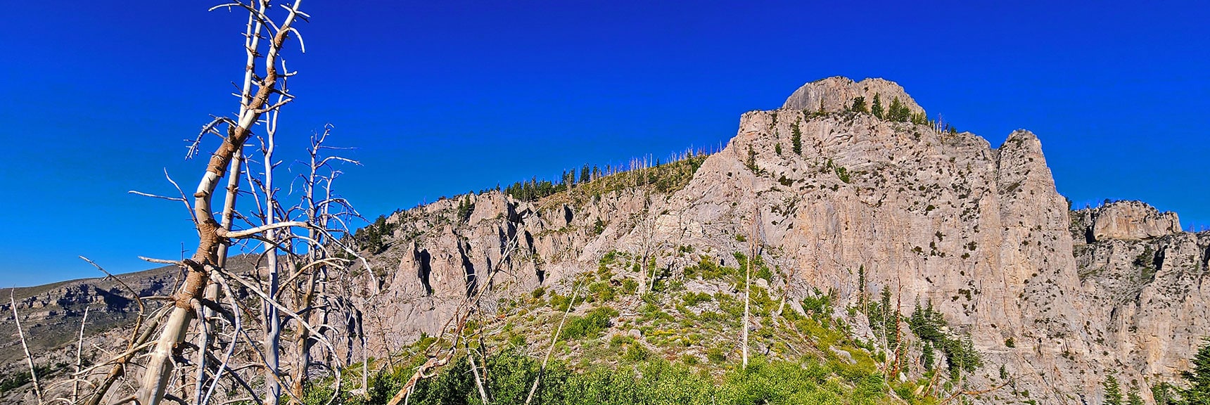 Imposing Cliffs Across Harris/Griffith Saddle | Wilson Ridge / Sexton Ridge Circuit | Lovell Canyon, Nevada