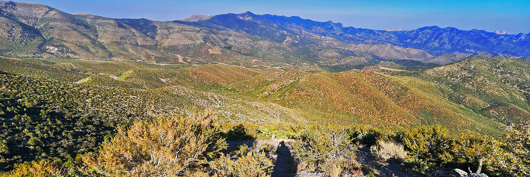 Will Connect with Griffith Shadow Loop Trail at Reddish Hills Below | Wilson Ridge / Sexton Ridge Circuit | Lovell Canyon, Nevada