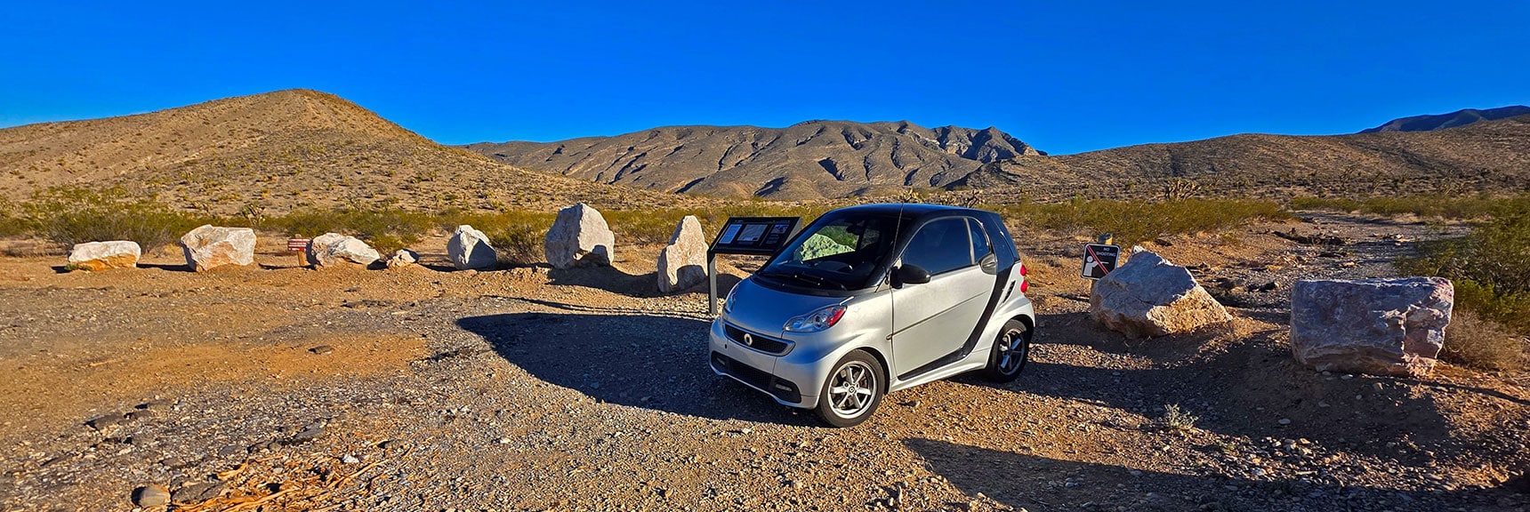 Begin from a Parking Area on North Side of Kyle Canyon Rd. Beyond Horse Ranches | La Madre Mt North Ridge | La Madre Mountains Wilderness, Nevada
