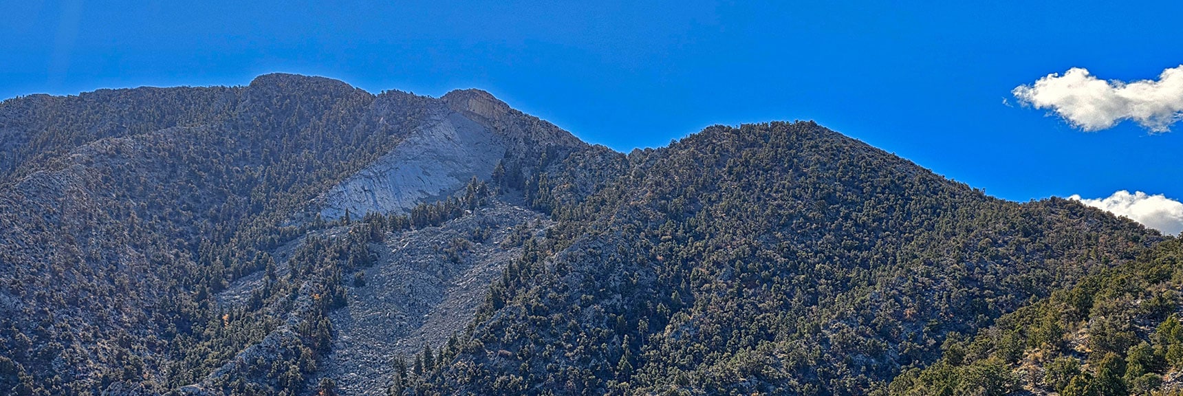 Massive 1000ft Devil's Slide, Ancient Limestone Slab Just Ahead | La Madre Mt North Ridge | La Madre Mountains Wilderness, Nevada