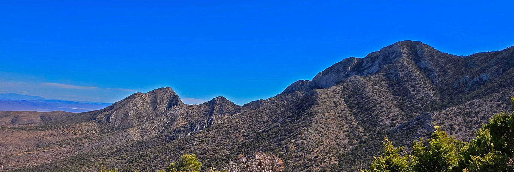 Note Approach Ridgelines Ascending to La Madre Ridgeline at Fernande Peak | La Madre Mt North Ridge | La Madre Mountains Wilderness, Nevada