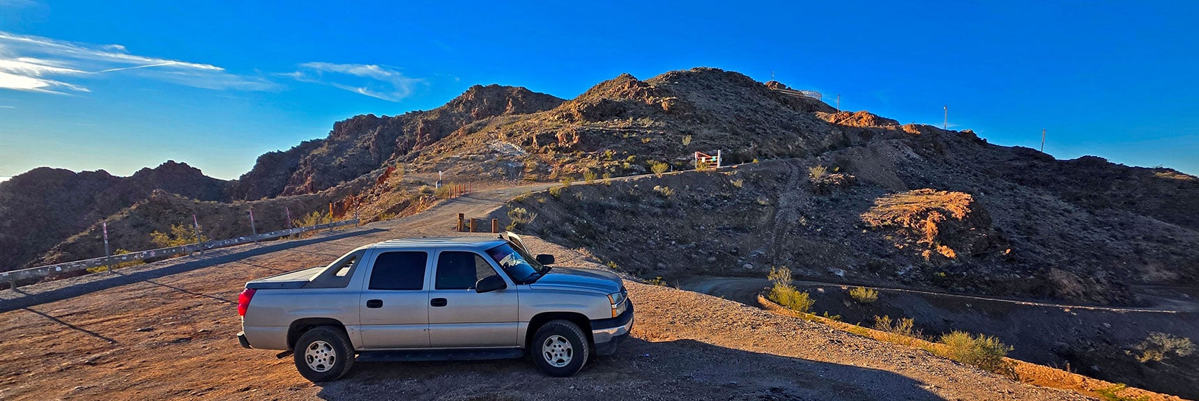 Park at Upper End of Bootleg Canyon Rd. Below the Radar Mountain | Black Mountain and River Mountain Loop | River Mountains | Lake Mead National Recreation Area, Nevada