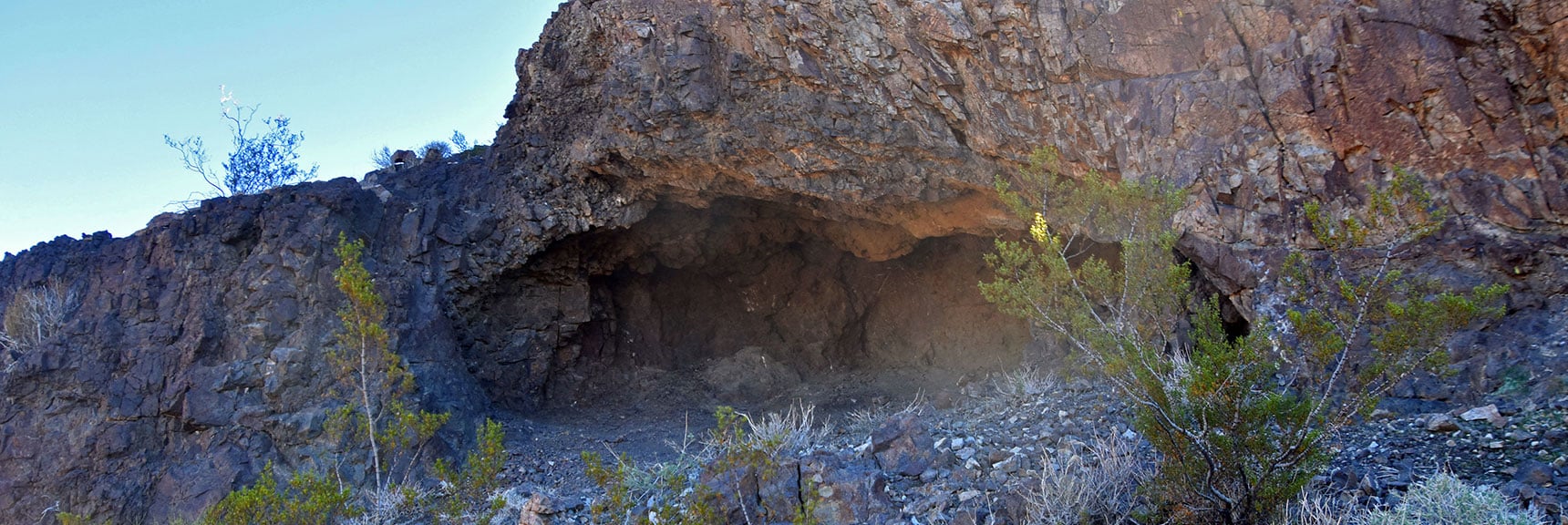 Many Caves Along the Way, Formed by Frozen Lava Bubbles | Black Mountain and River Mountain Loop | River Mountains | Lake Mead National Recreation Area, Nevada