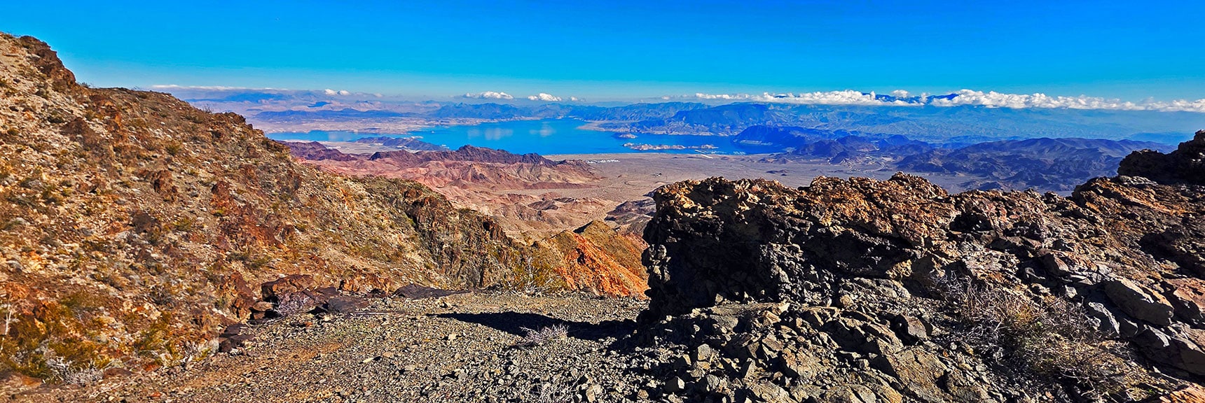More Expansive Views of Lake Mead from Black Mt. Summit | Black Mountain and River Mountain Loop | River Mountains | Lake Mead National Recreation Area, Nevada