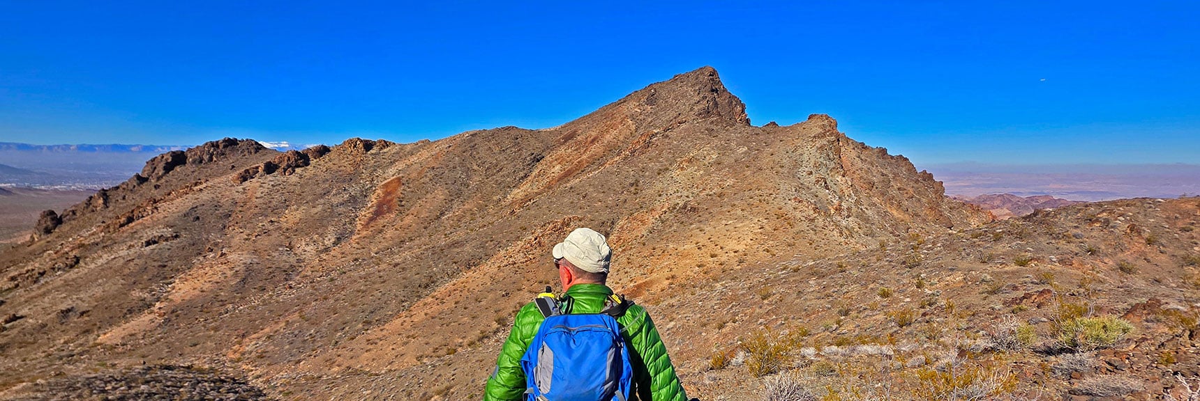 Now Ascending to River Mt. Summit | Black Mountain and River Mountain Loop | River Mountains | Lake Mead National Recreation Area, Nevada
