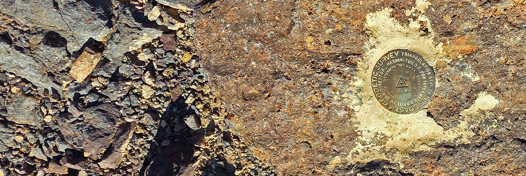 Geodetic Survey Marker on River Mt. Benchmark South (true) Summit | Black Mountain and River Mountain Loop | River Mountains | Lake Mead National Recreation Area, Nevada
