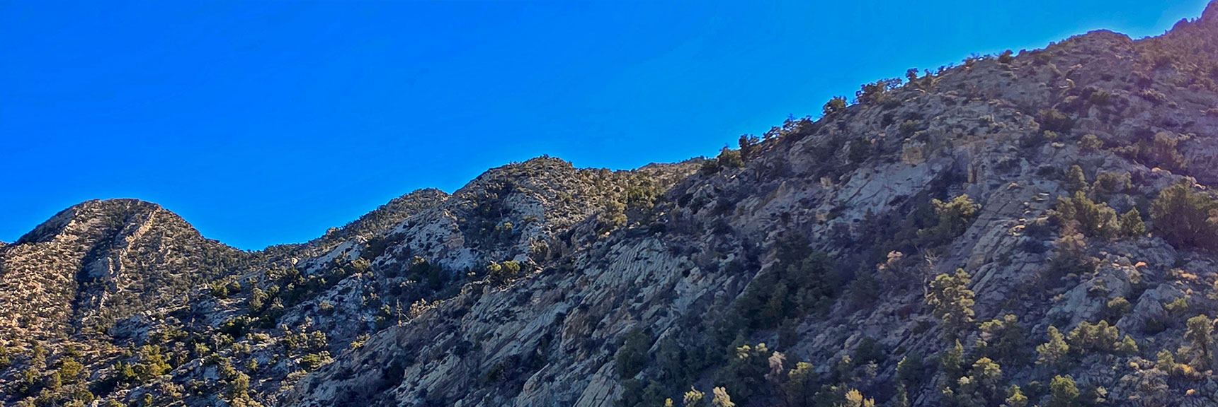 La Madre Ridgeline Descending East from La Madre Mt. | La Madre East Ridge Approaches | La Madre Mountains Wilderness, Nevada