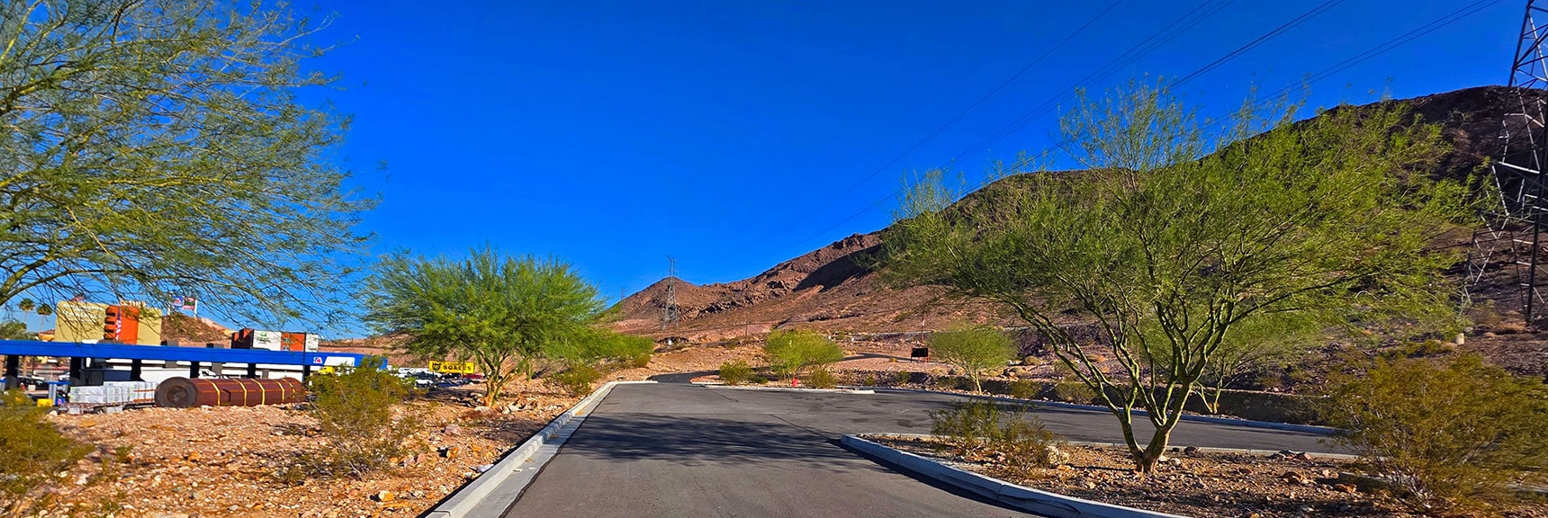 This is the Great Trailhead Parking Area for the Leaning Arch Loop | Leaning Arch Loop | River Mountains | Lake Mead NRA, Nevada