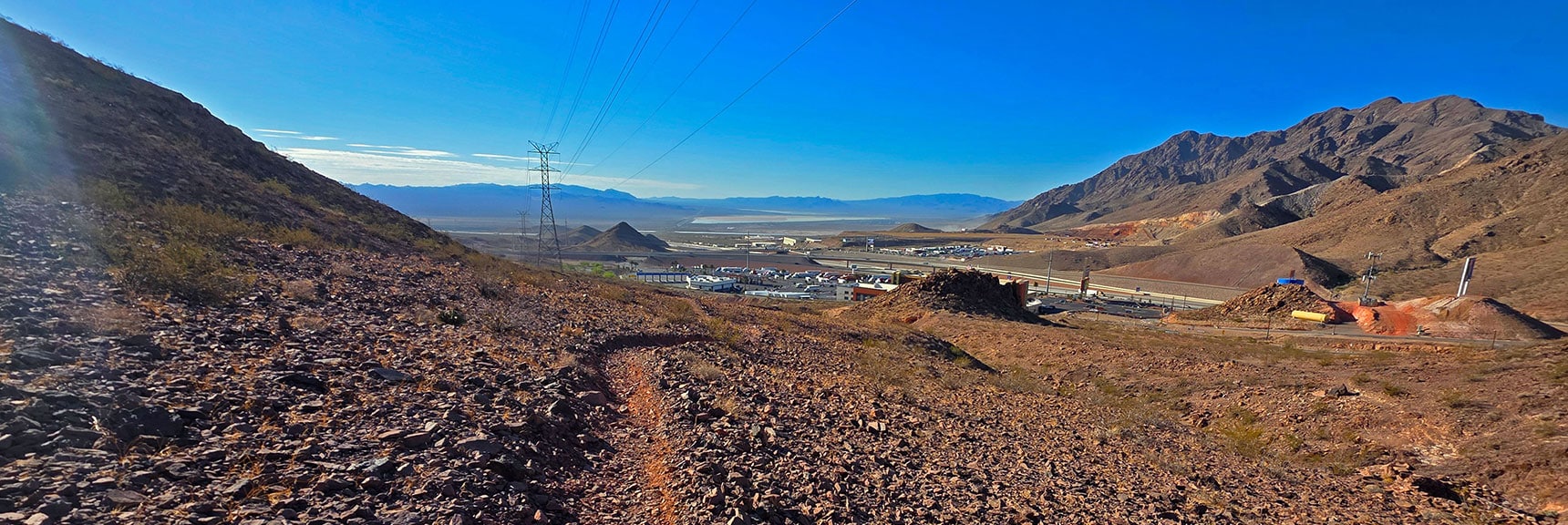 Leave That Trail, Cross Railroad Tracks, Take the Sh*t Trail to Approach Gully | Leaning Arch Loop | River Mountains | Lake Mead NRA, Nevada