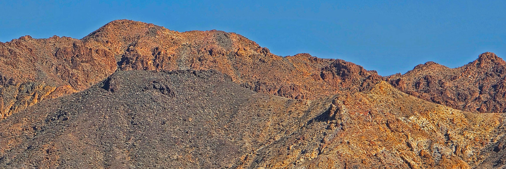 View East into Railroad Mts. from Leaning Arch Peak | Leaning Arch Loop | River Mountains | Lake Mead NRA, Nevada