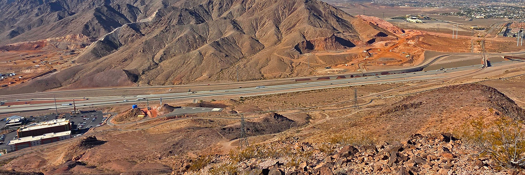 Northern Stretch Along Western Base of River Mountains | River Mountains Loop Trail | Lake Mead National Recreation Area, Nevada