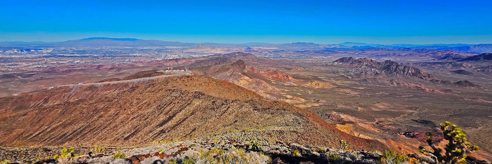 Northern View Across McCullough Mts. End at Horizon Dr., Henderson | Black Mountain North Loop | McCullough Hills | Sloan Canyon National Conservation Area, Nevada