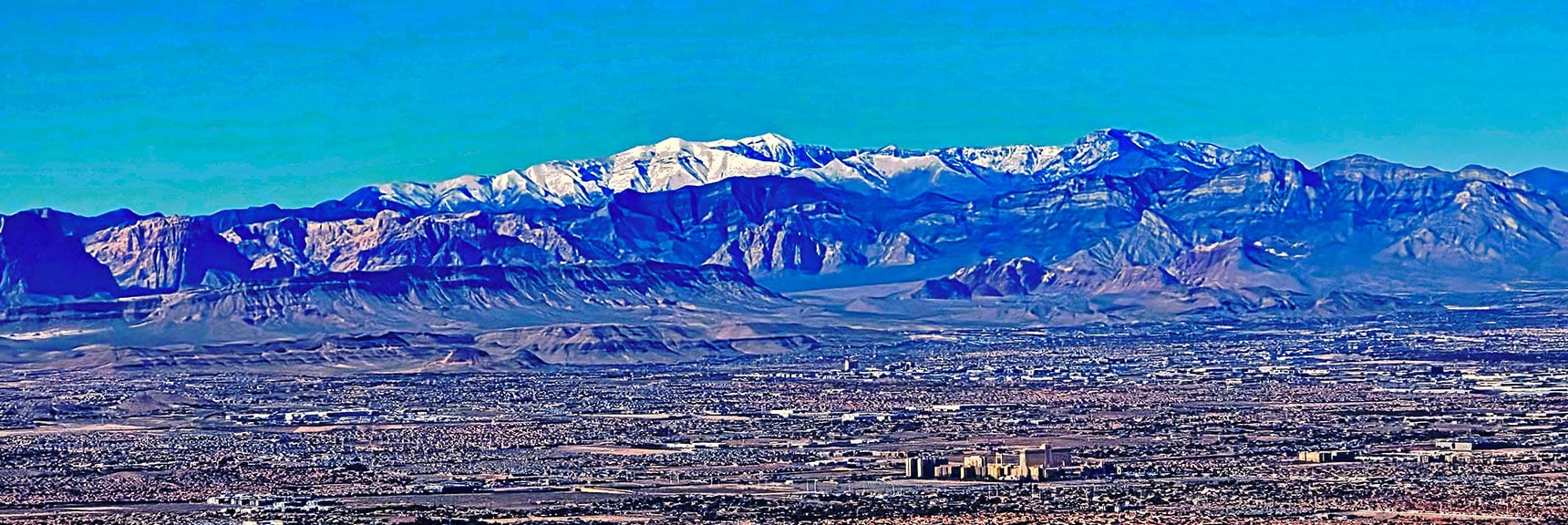 Blue Diamond Hill, Turtlehead Peak, Rainbow Mts. to Charleston Backdrop. | Black Mountain North Loop | McCullough Hills | Sloan Canyon National Conservation Area, Nevada