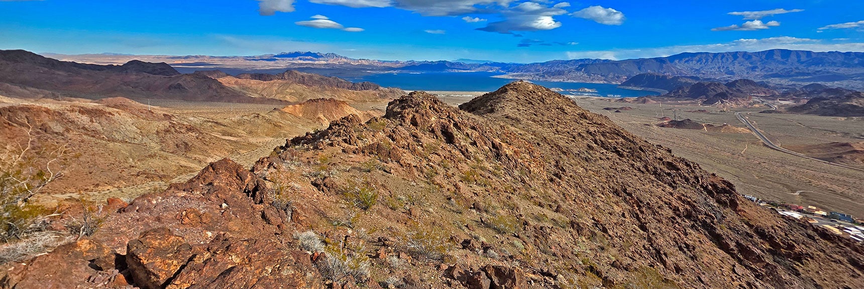 Higher View Back Along Ridgeline | Boulder city Ridgeline | Lake Mead National Recreation Area, Nevada