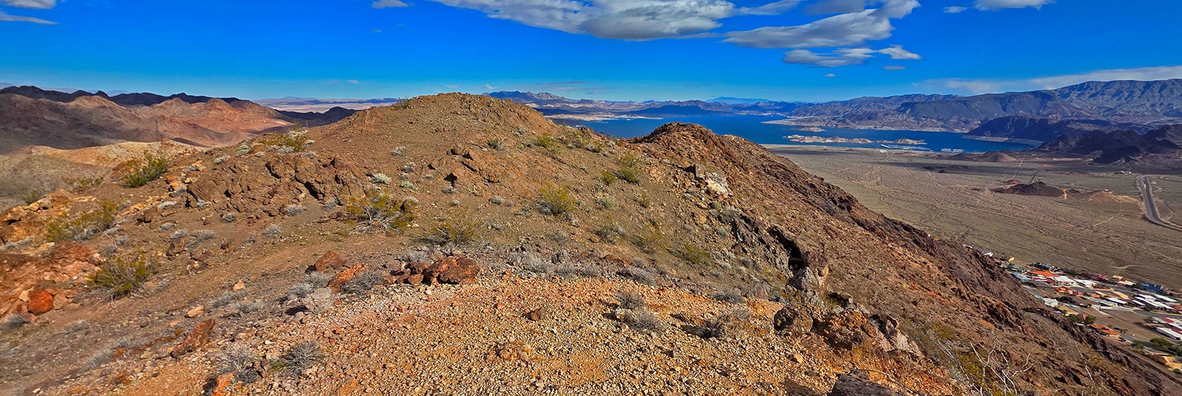 Reddish Iron, Gray Limestone, Speckled Andesite, Green Copper... | Boulder city Ridgeline | Lake Mead National Recreation Area, Nevada