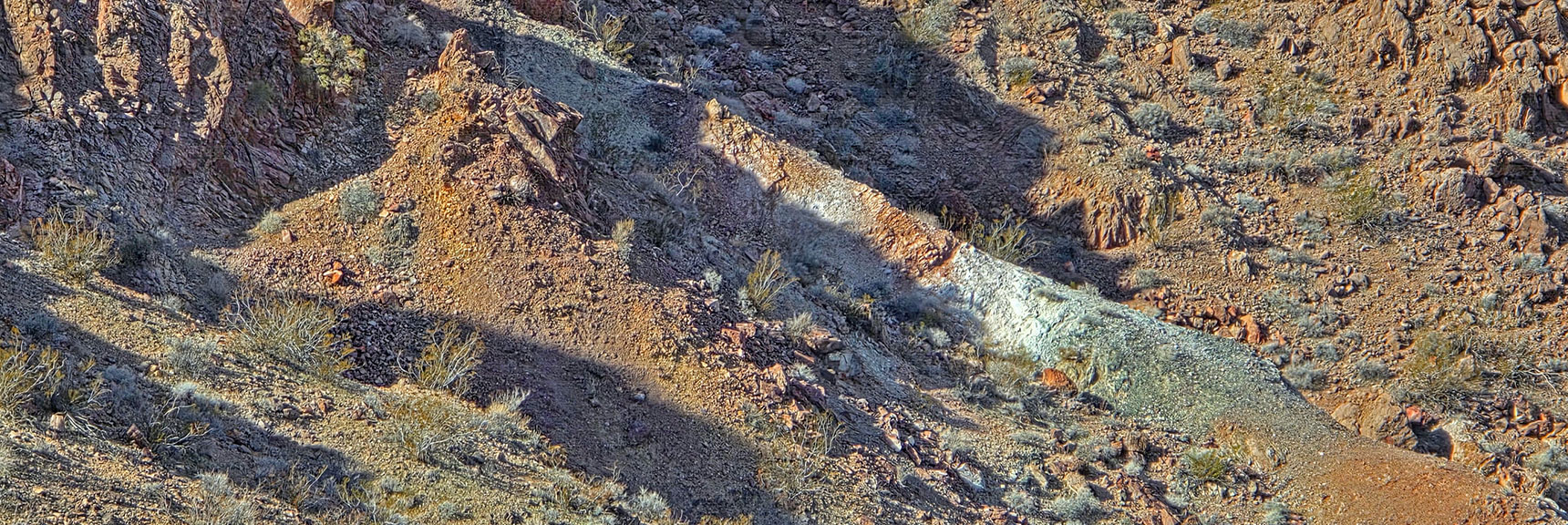 Salt Lick Used by Bighorn Sheep as Valuable Part of Their Diet | Boulder city Ridgeline | Lake Mead National Recreation Area, Nevada