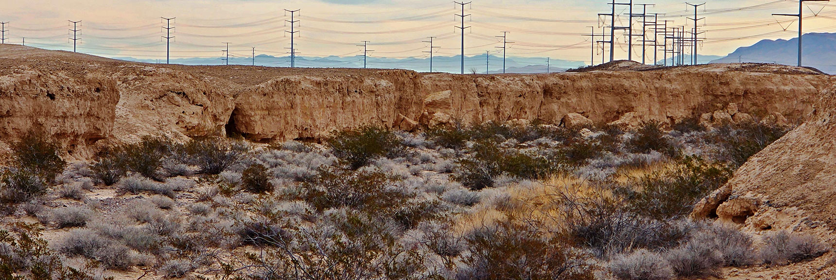 Cross the Badlands Strip, Weave through Hills, Gullies and Ridges. | Castle Rock Loop | Desert National Wildlife Refuge, Nevada