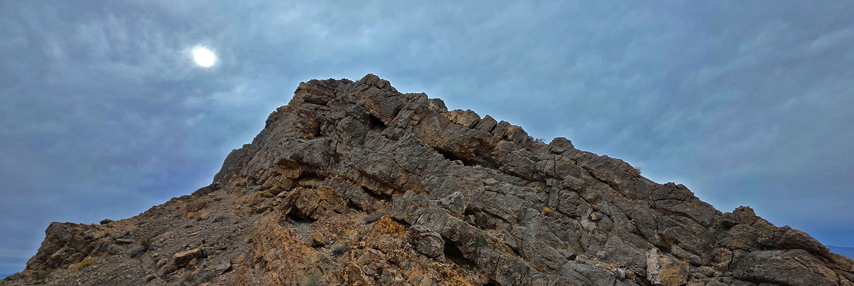 Choose Your Level of Difficulty Along Castle Rock's Summit Ridgeline | Castle Rock Loop | Desert National Wildlife Refuge, Nevada