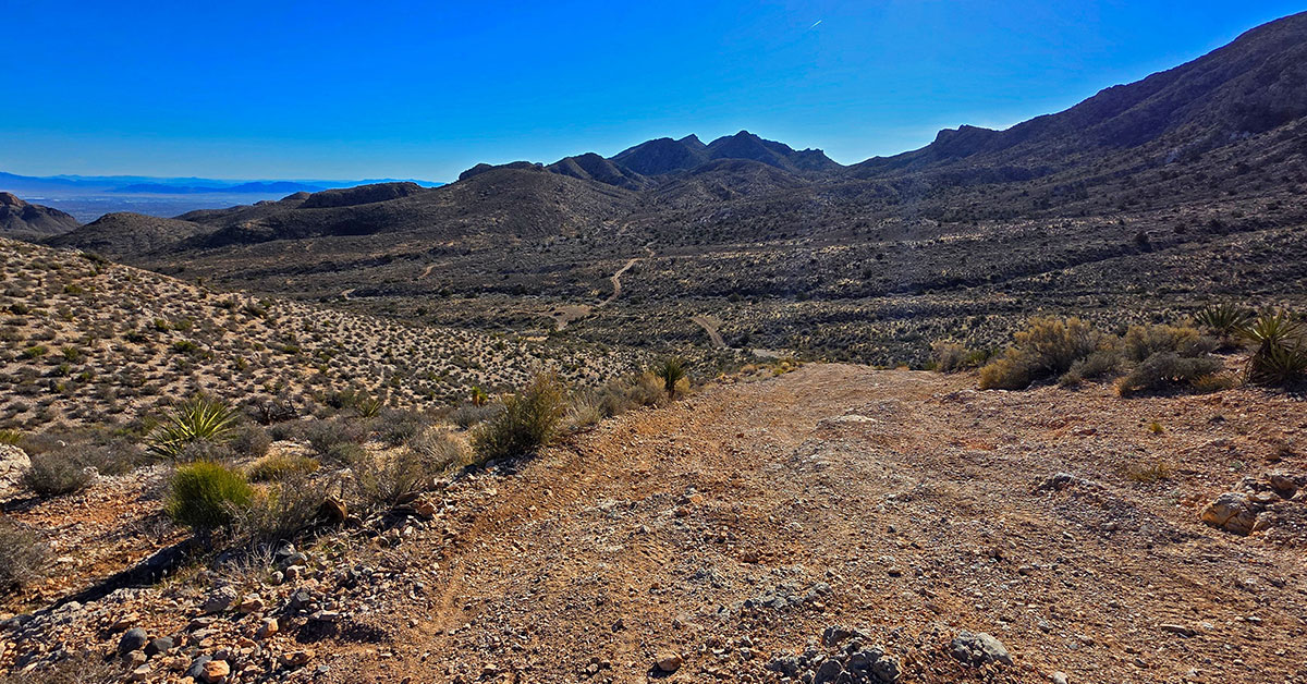 La Madre Ridge East Base Circuit, Nevada | Las Vegas Area Trails