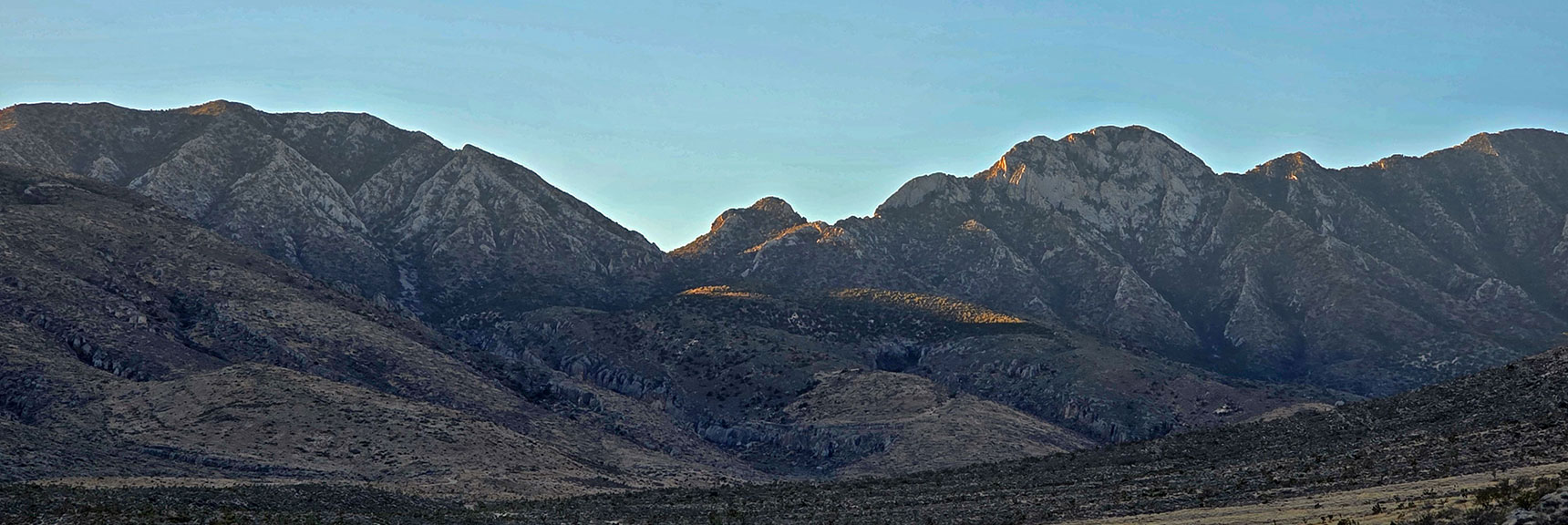 Distinctive Landmark Hidden in Plain Sight on the La Madre Ridgeline | Fernande Peak | La Madre Mountains Wilderness, Nevada