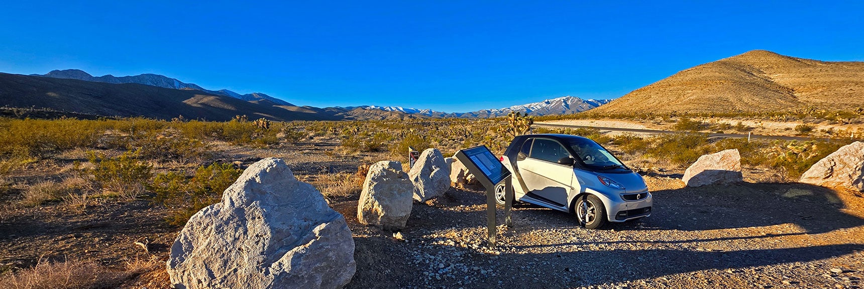 Start: Kyle Canyon Rd Beyond Horse Ranches. Charleston Wilderness Background | La Madre Ridge East Base Circuit | La Madre Mountains Wilderness, Nevada