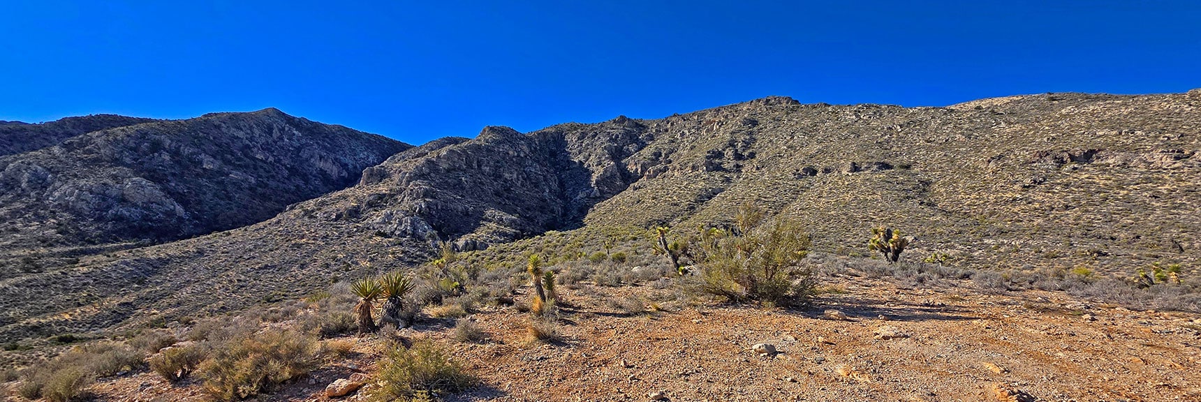 More Access Points to East La Madre Peak Along East Edge of Ridge. | La Madre Ridge East Base Circuit | La Madre Mountains Wilderness, Nevada