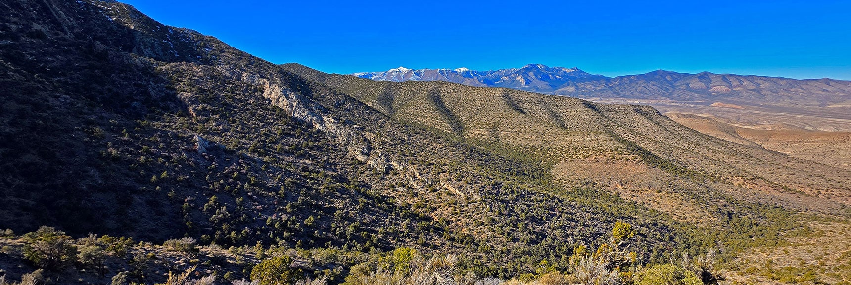 Mt. Charleston Wilderness View Emerging to the West | La Madre Ridgeline Eastern Grand Crossing Loop | La Madre Mountains Wilderness, Nevada