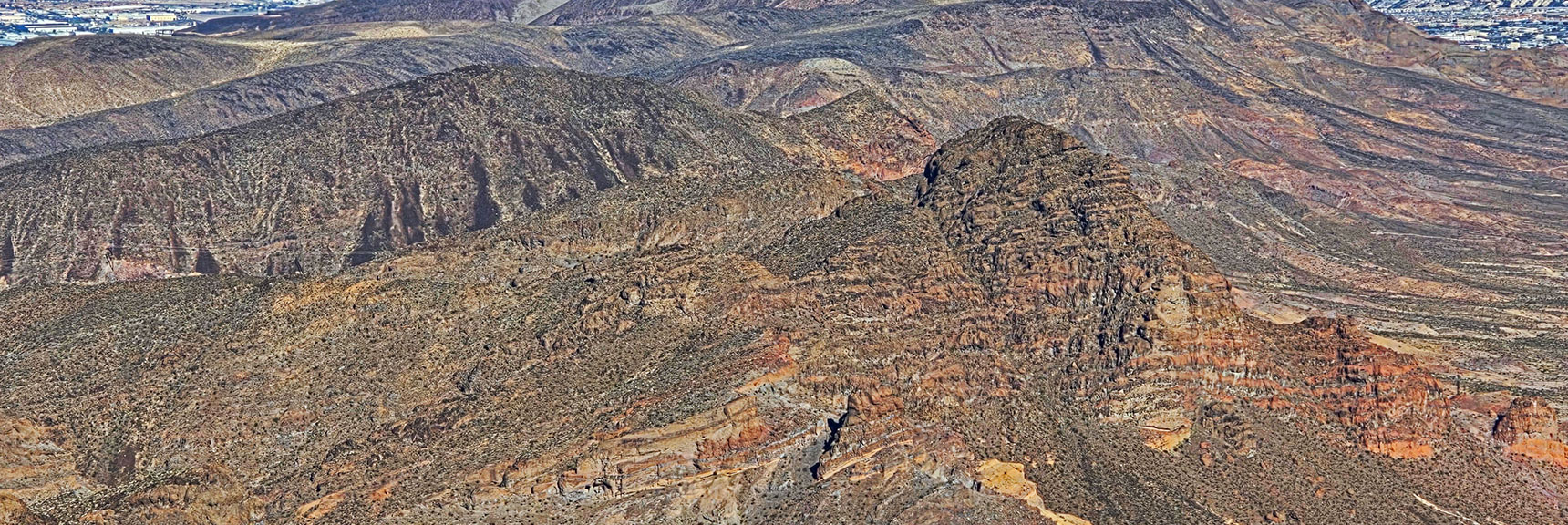 Sometimes Lower Elevations Bring Higher Challenges Elevation | The Fortress & Rattlesnake Mountain | North McCullough Wilderness | Sloan Canyon National Conservation Area, Nevada