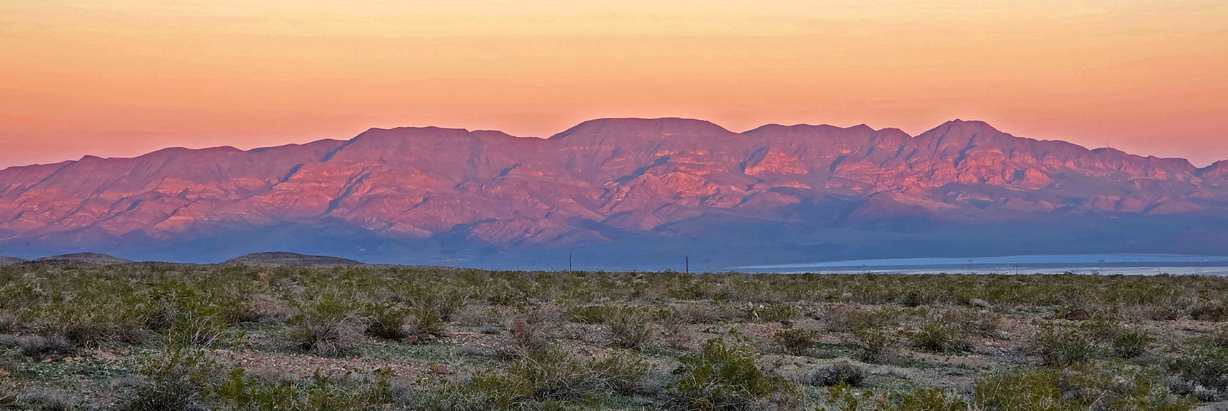 North McCullough Wilderness. Black Mt. (right) High Point | Lonesome Wash Upper Entrance | Eldorado Wilderness, Nevada