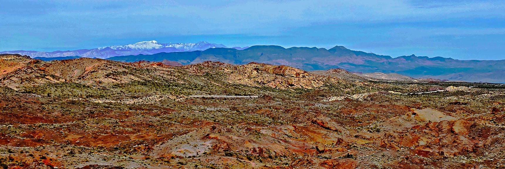 Distant North McCullough Wilderness (right) Charleston Wilderness (left) | Nelson Benchmark | Eldorado Wilderness, Nevada