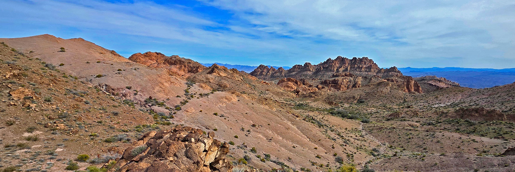 Mt. Stocker from Nelson Benchmark | Mt Stocker and Mt Stalker | Eldorado Wilderness, Nevada