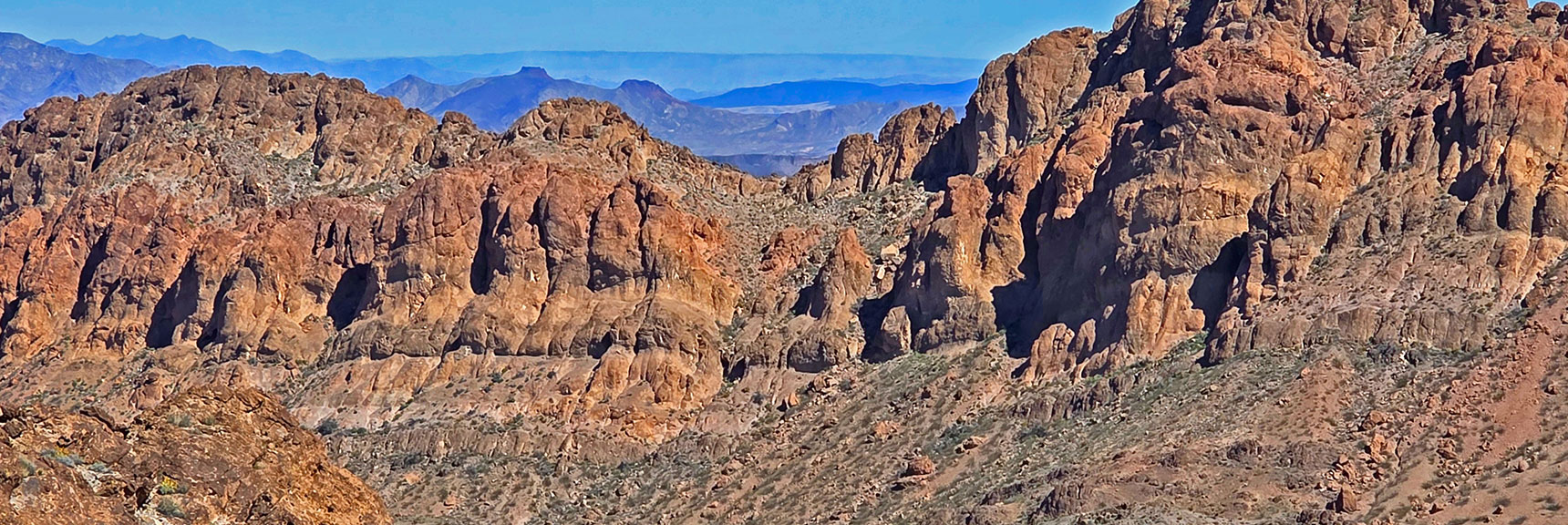 Saddle Summit Approach from the West | Mt Stocker and Mt Stalker | Eldorado Wilderness, Nevada