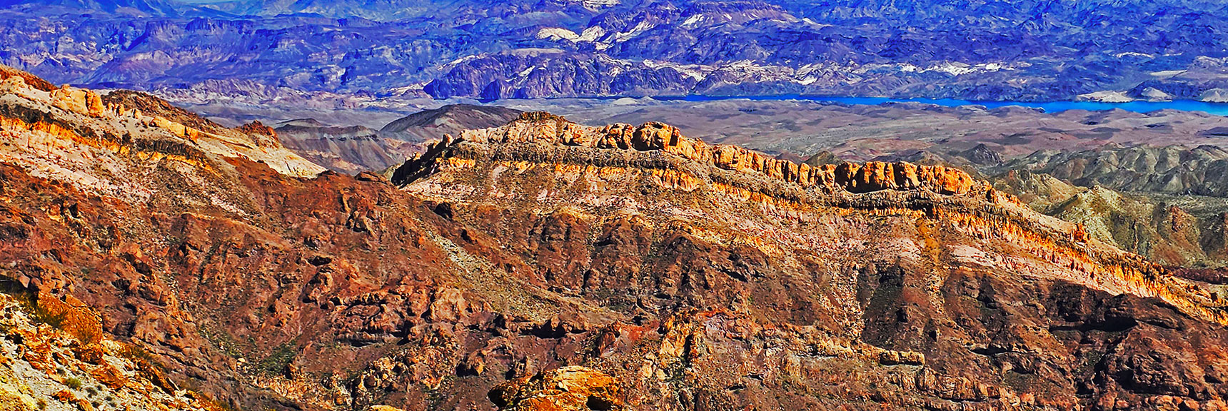 Mt Stalker from Nelson Benchmark | Mt Stocker and Mt Stalker | Eldorado Wilderness, Nevada