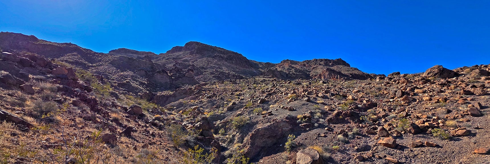 Ascend the Steep South Side of Forlorn Hope Peak and Make Two Additional Cool Discoveries. | Forlorn Hope Peak South and Peak 2720 West, Eldorado Wilderness, Nevada