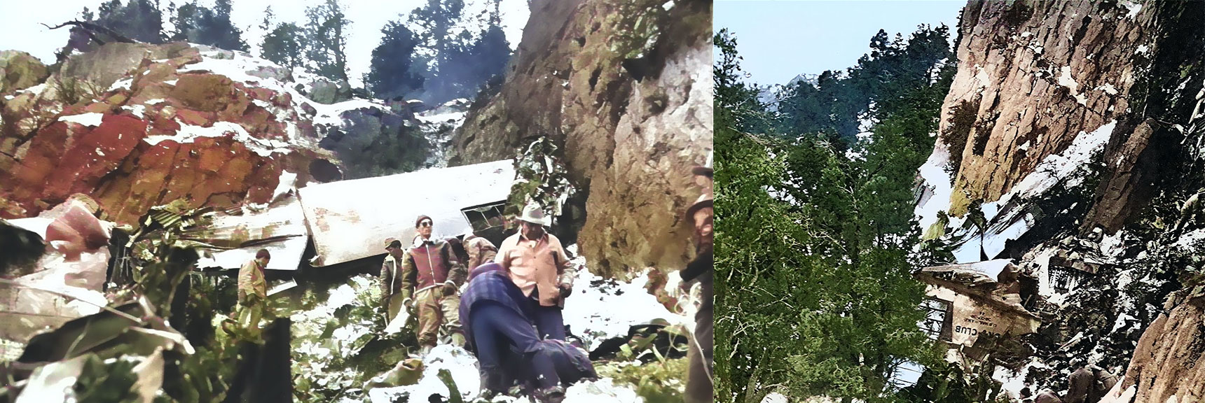 Search & Rescue Teams Climb to Crash Site Navigating Winter Snows! | Carole Lombard Plane Crash Site | Potosi Mountain, Nevada