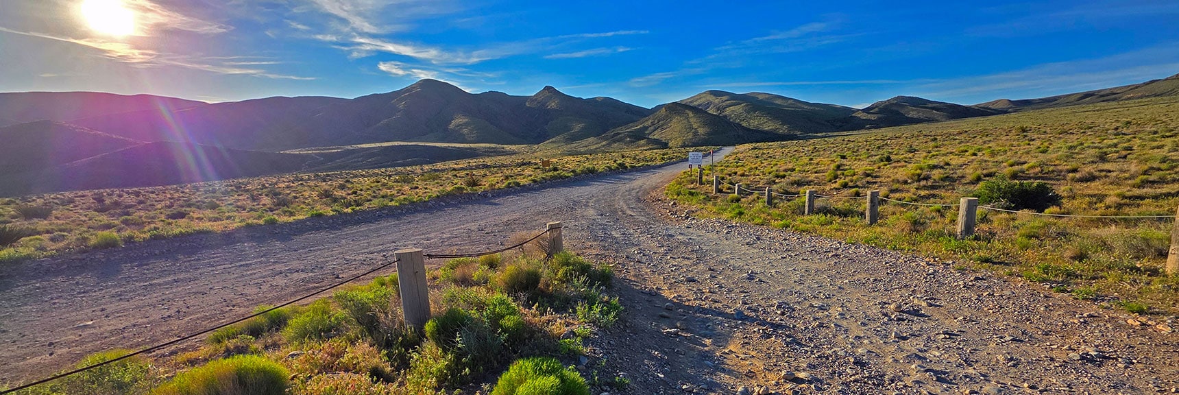 From the Trailhead, Head South on Cottonwood Valley Road for 3 Miles. | Carole Lombard Plane Crash Site | Potosi Mountain, Nevada