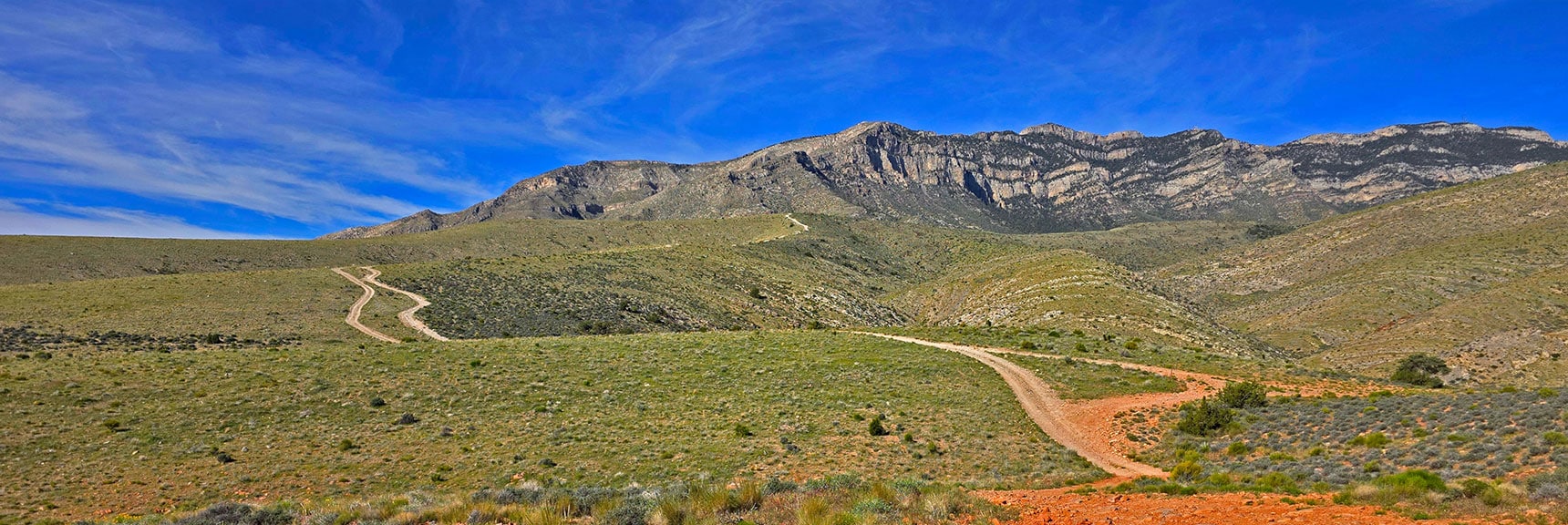 Cottonwood Road West Leading Toward Potosi Mt's East Side | Carole Lombard Plane Crash Site | Potosi Mountain, Nevada