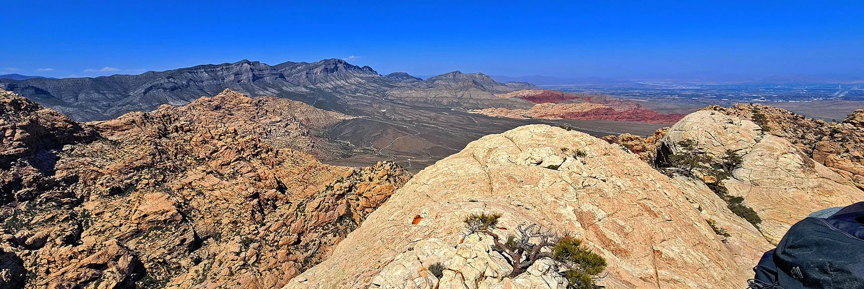 Spectacular Northeast View from Above the Second Tinaja & Hidden Forest | Bridge Mountain | Rainbow Mountain Wilderness, Nevada